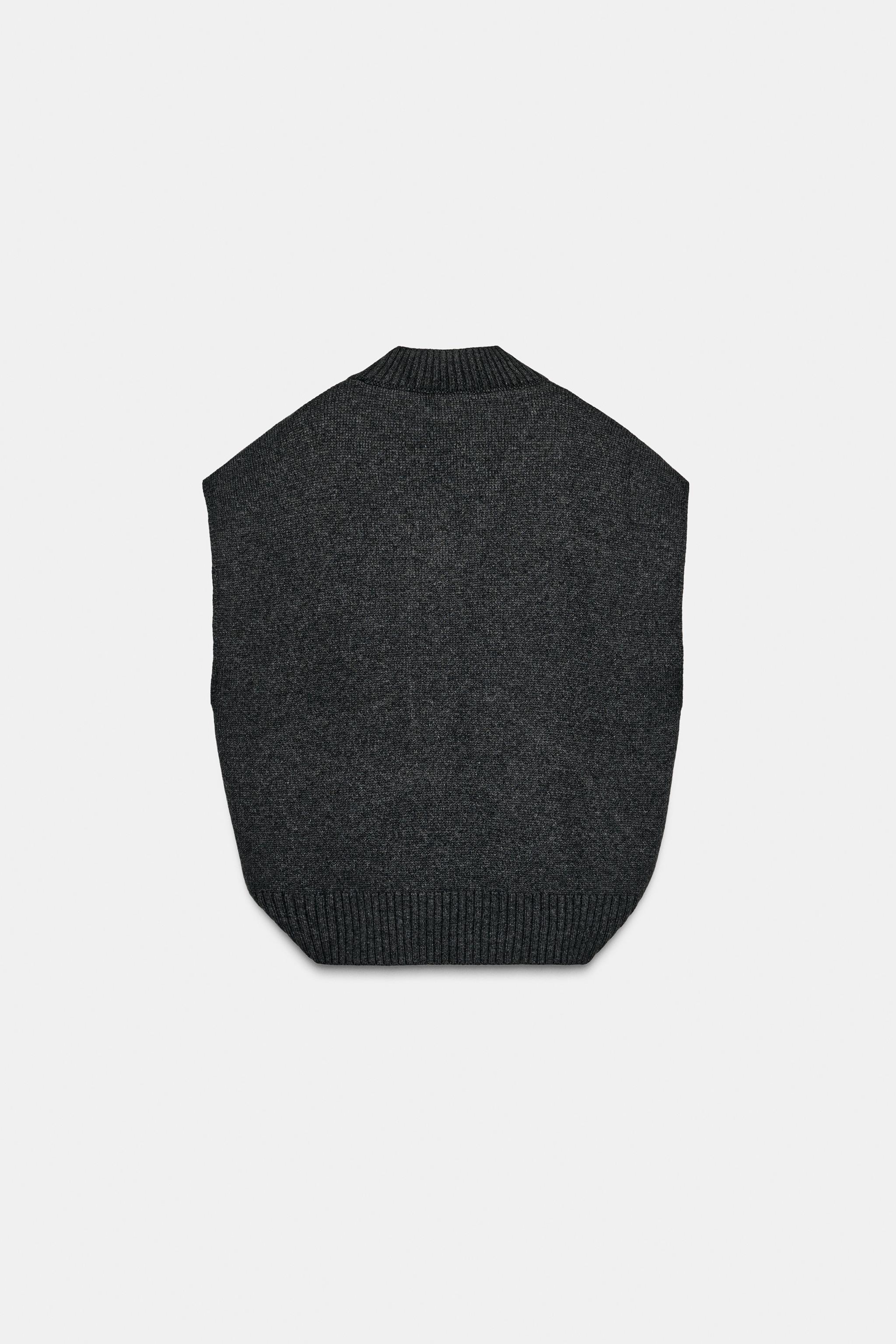 GILET AVEC LAINE OVERSIZE